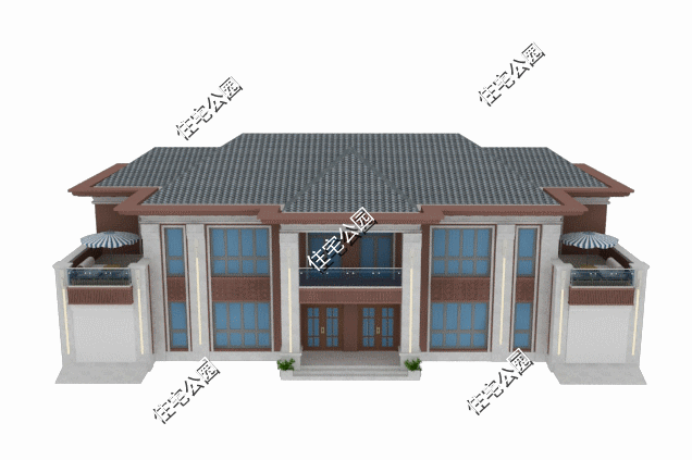 住宅|26×22米双拼大宅，兄弟姐妹再也不愁分家难，父母赡养也有去处