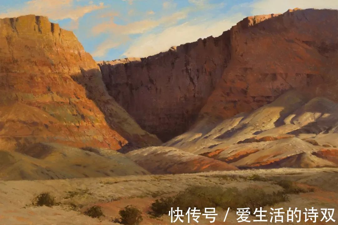 卢伯克$大卫·格里芬的风景油画高清图,放大看,更迷人