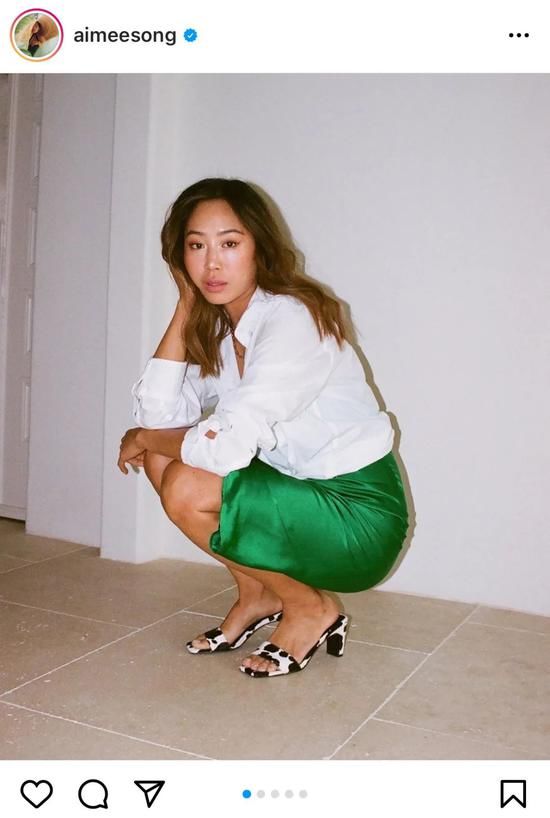 缎面裙|女明星一穿就出圈的缎面裙 怎么穿出高级感？