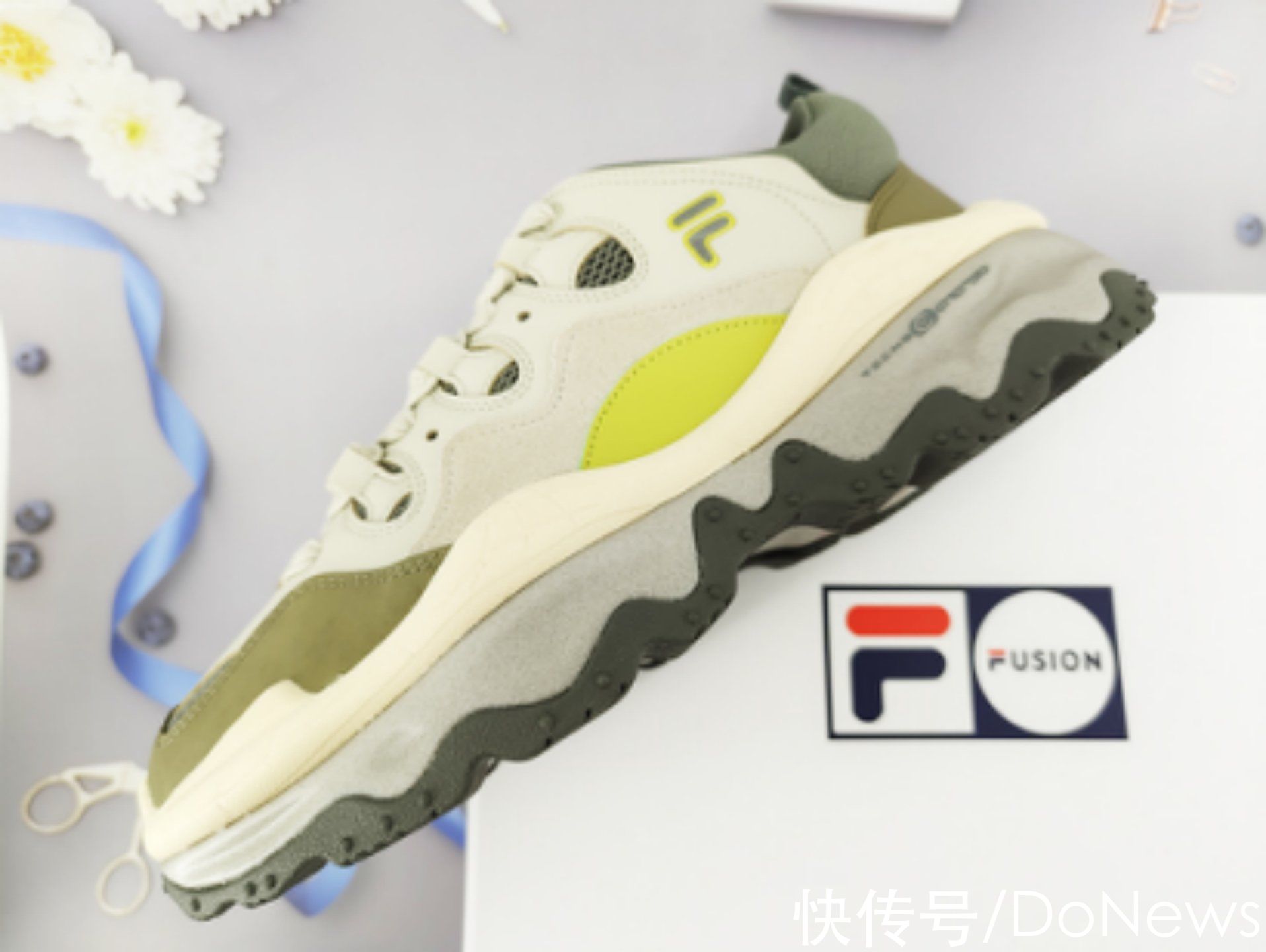 donews|火山喷发般的激情 FILA FUSION全新QD96熔岩鞋图赏