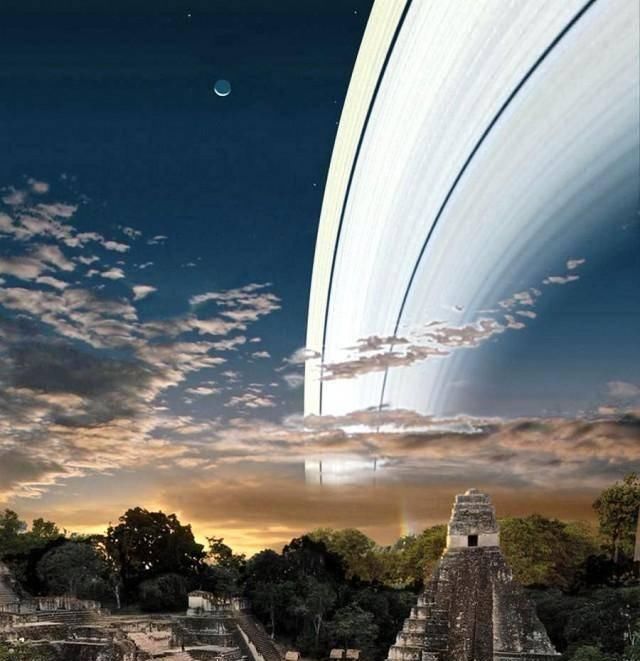 如果地球也有一个土星那样的光环,会是什么样的情况?