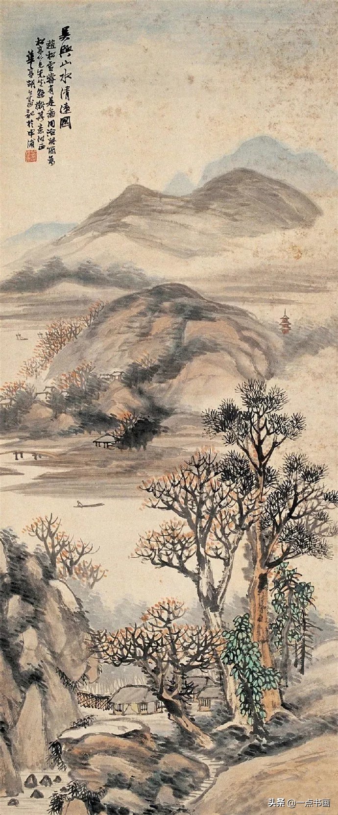 清健!晚清画家 胡公寿:集诸家之妙,山水花卉自成一体