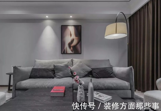 港湾|125平三室改二居室,用现代风设计一个温馨的港湾