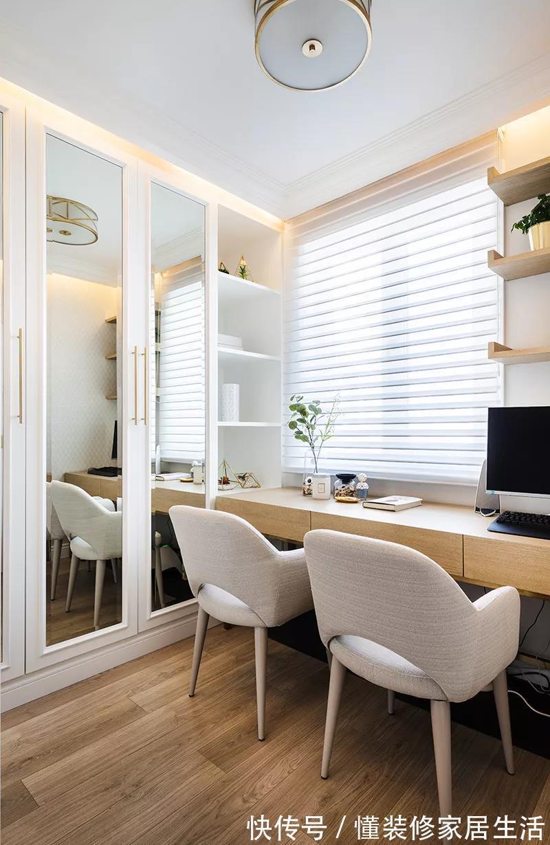 吊灯|越来越多人不吊顶,全屋只走一圈石膏线,完工照样漂亮极了!晒晒