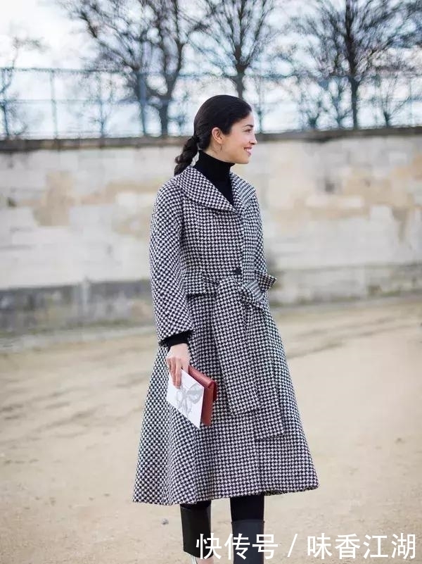 今年最火高领毛衣+大衣，才是秋冬绝配！