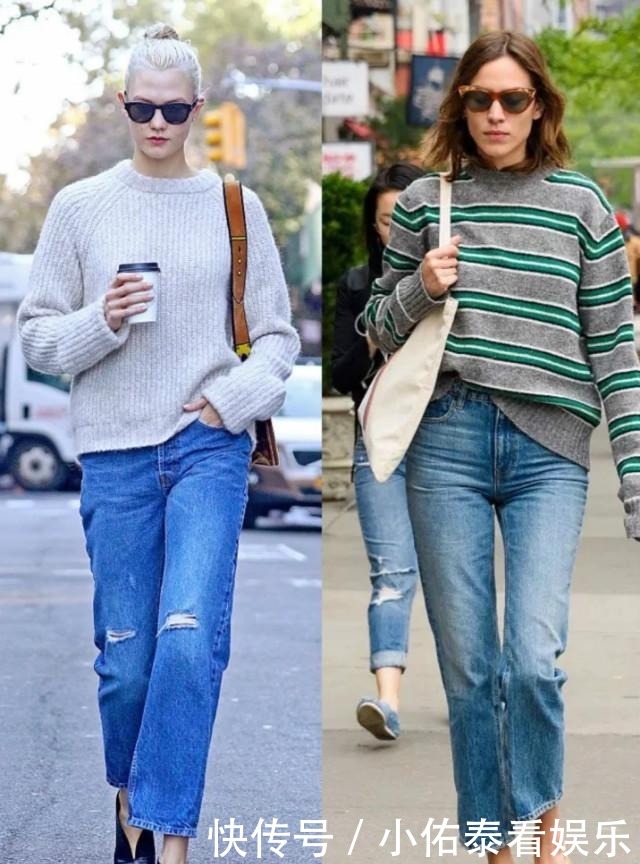 秋冬|今年秋冬的最百搭奖,我颁给“毛衣+直筒裤”,不分年龄谁穿谁美