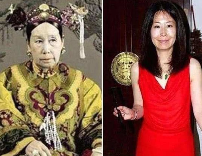 慈禧|慈禧年轻时有多美？第五世外孙女曝光，两人仿佛一个模子刻的