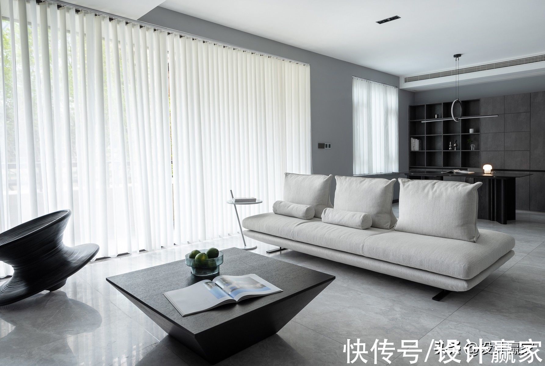 楼梯|200㎡现代风别墅,简约中体现出美感与质感,不愧是企业高管的家