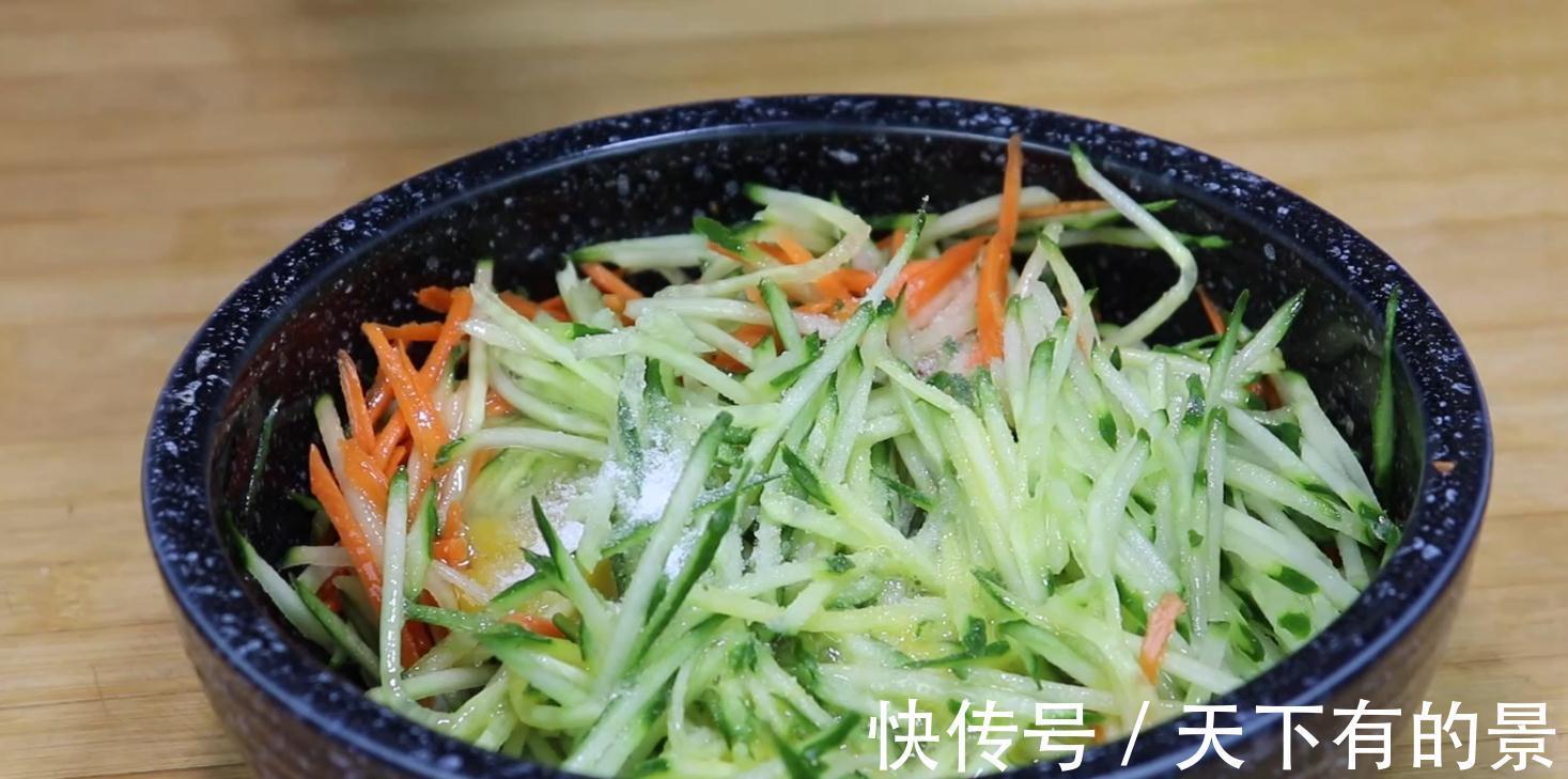 黄瓜鸡蛋|黄瓜加2个鸡蛋,好吃解馋,我家一周吃5次,上桌瞬间扫光