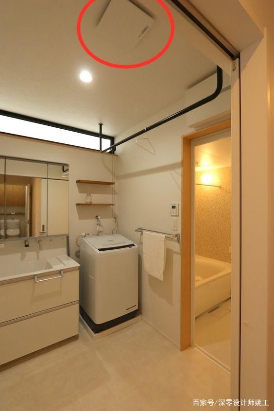 一地|日本家装中，最实用的地方当属是洗衣房，面积再小，也能一地多用