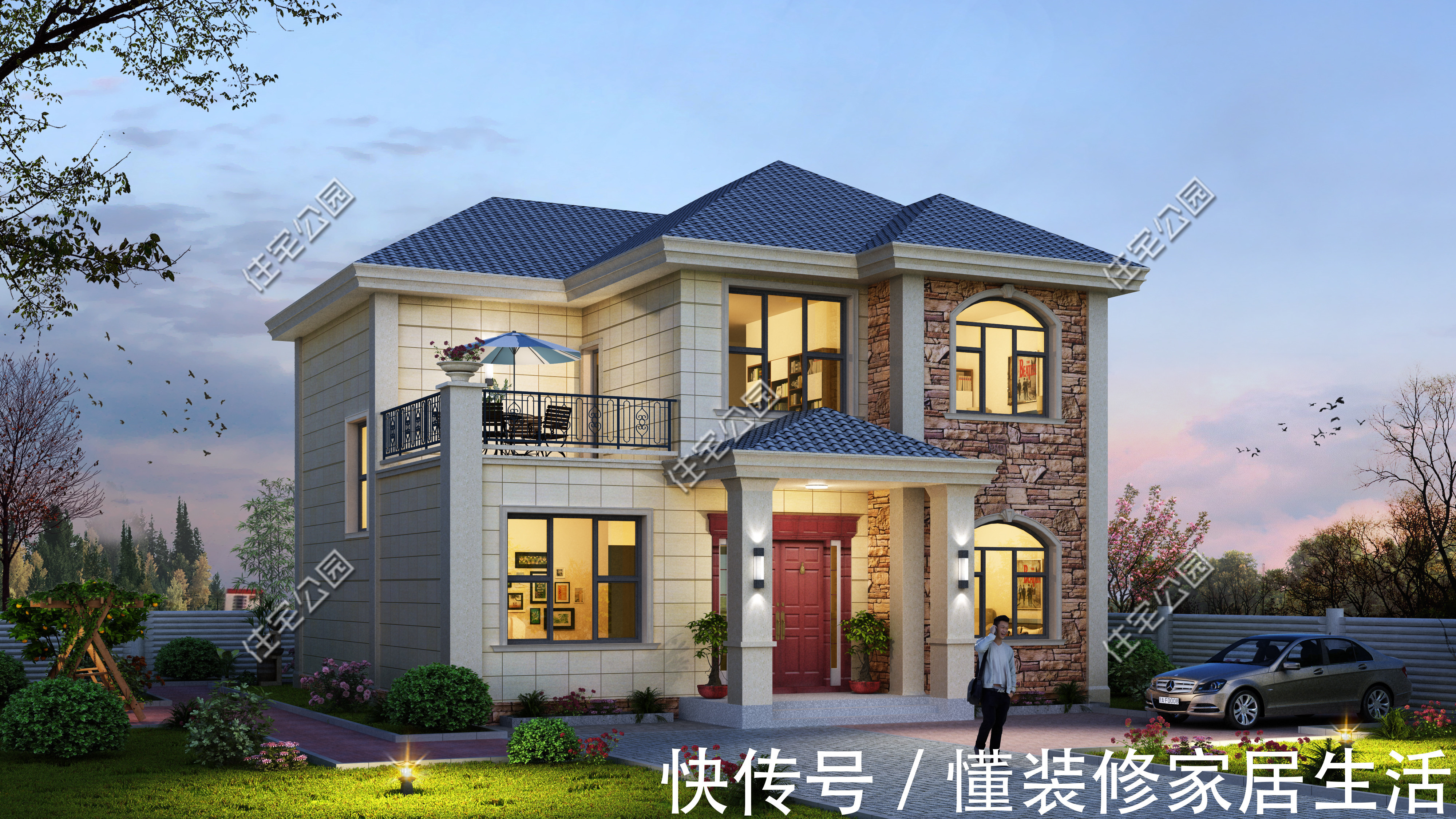 预算|10套高颜值二层别墅,附带详细的平面方案,你更喜欢哪一套?