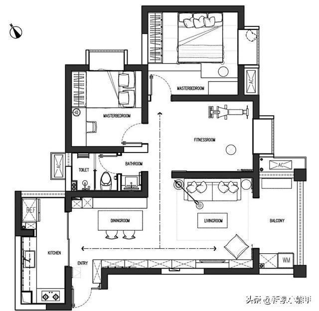 玄关|看了她家才知道，这才是年轻人想要的效果，简洁漂亮又实用