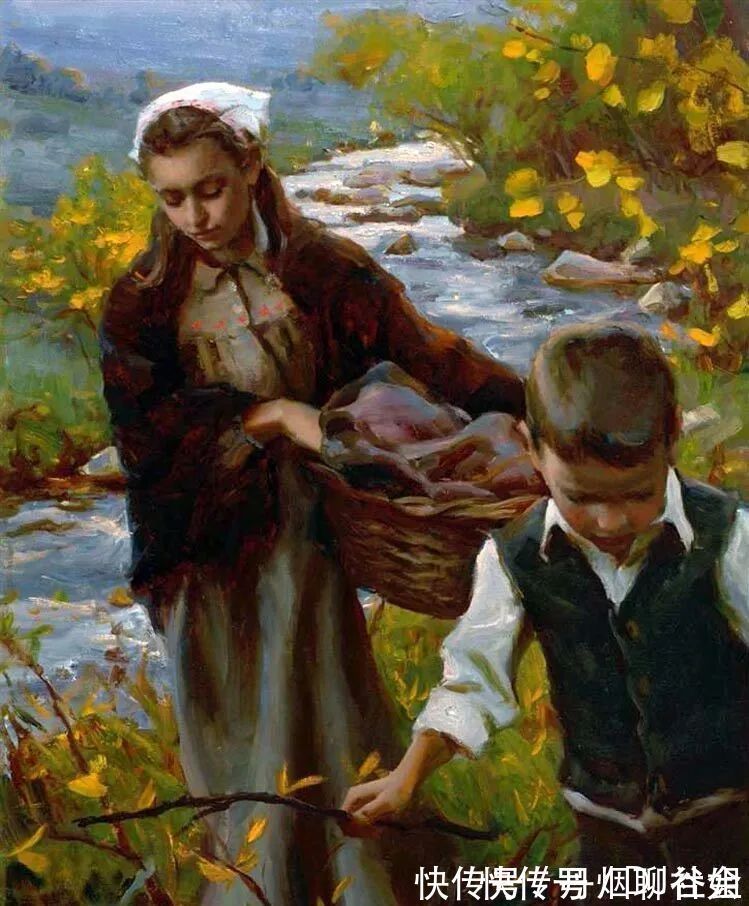 迈克尔!寻找生命中的光,70后印象现实主义画家迈克尔·马尔姆的油画