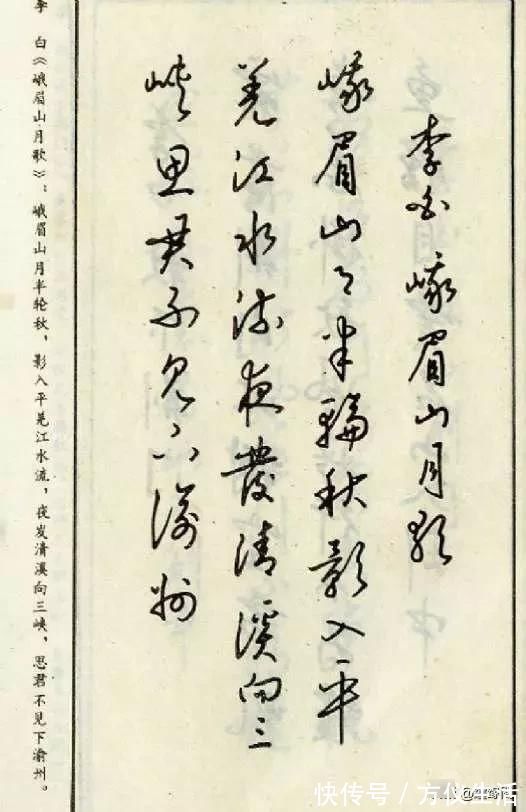 江南草木记.昙花!钢笔草书古诗词——经典老字帖,收藏慢慢练