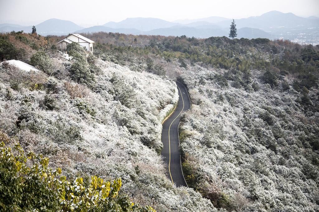 保留下来|穹窿山景区迎来苏州第一场雪