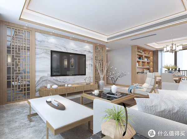 主卧室|全房原木色系的新中式风装修,真的很显温馨,简单又有品味,耐看