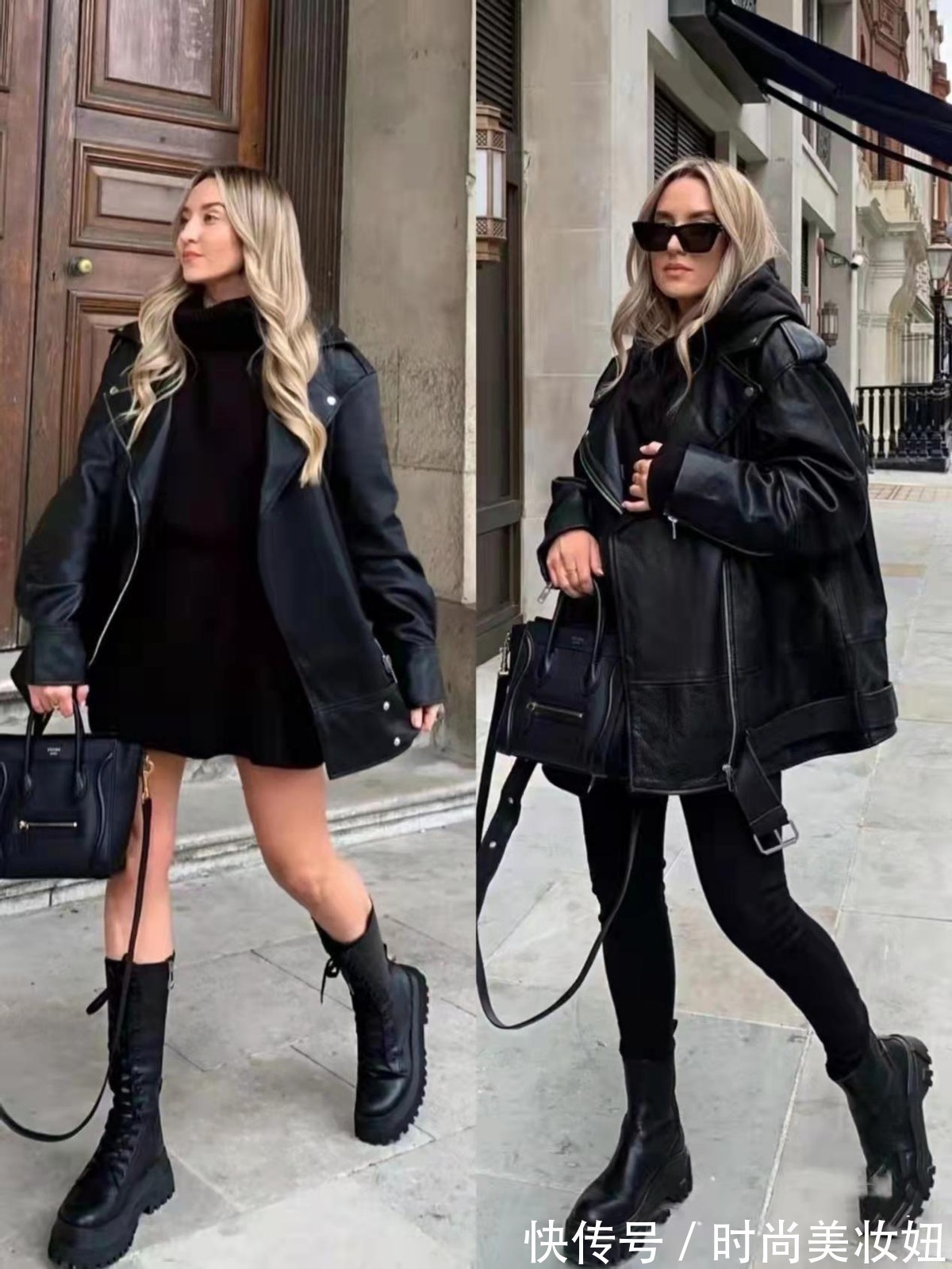 黑色 过年看腻了红色穿搭,来一组“黑色系”搭配,酷帅又洋气
