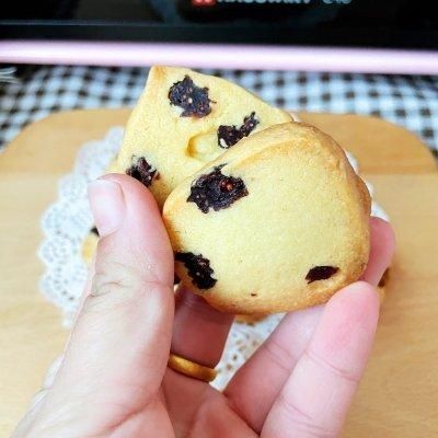 大人小孩都爱吃的??无需打发的蔓越莓饼干,学起来