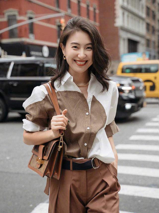 大衣|秋天的“棕色”大衣真时髦!精致的女人都喜欢的色系,温柔大方