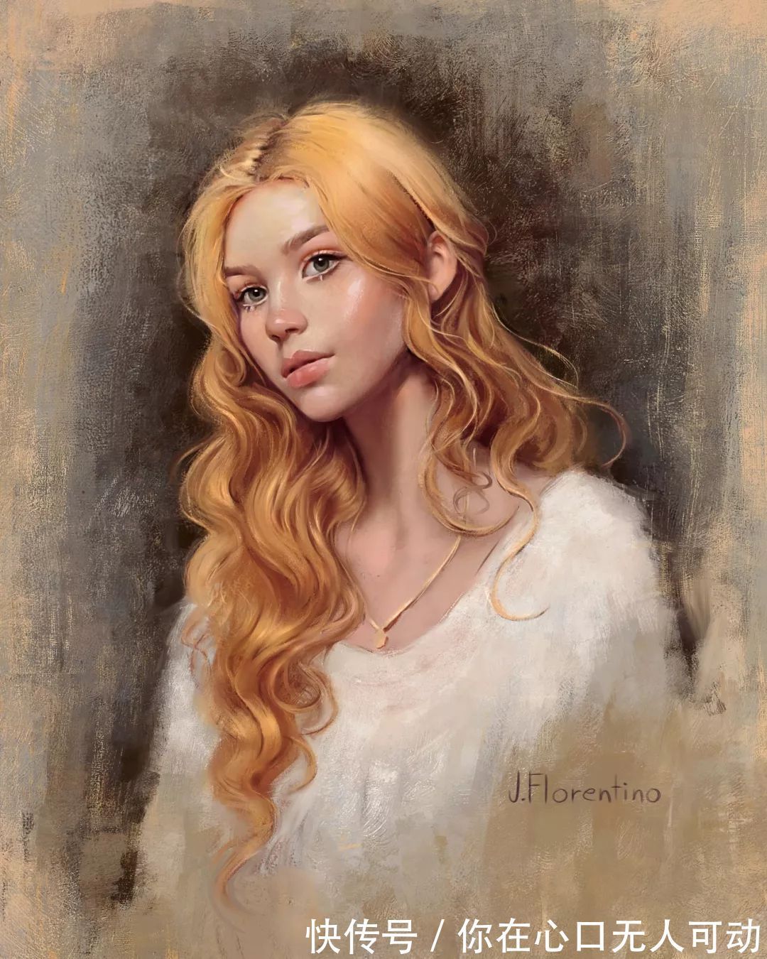 mandy!这三位艺术家的画中女子,楚楚动人,美若天仙