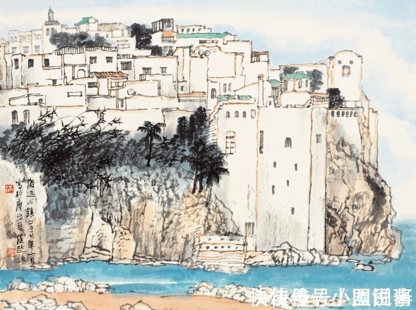 满维起@中国水墨画院|老骥伏枥,总有新意,满维起山水写生新作