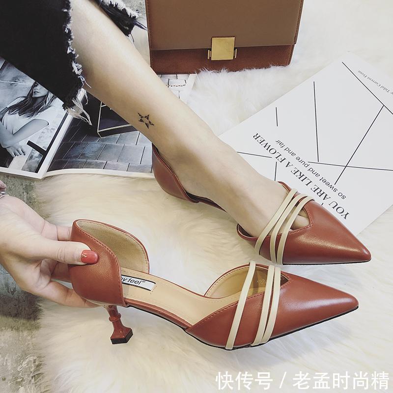 pu皮|尖头细跟高跟鞋绝对是女人的最爱,绽放高雅名媛范儿