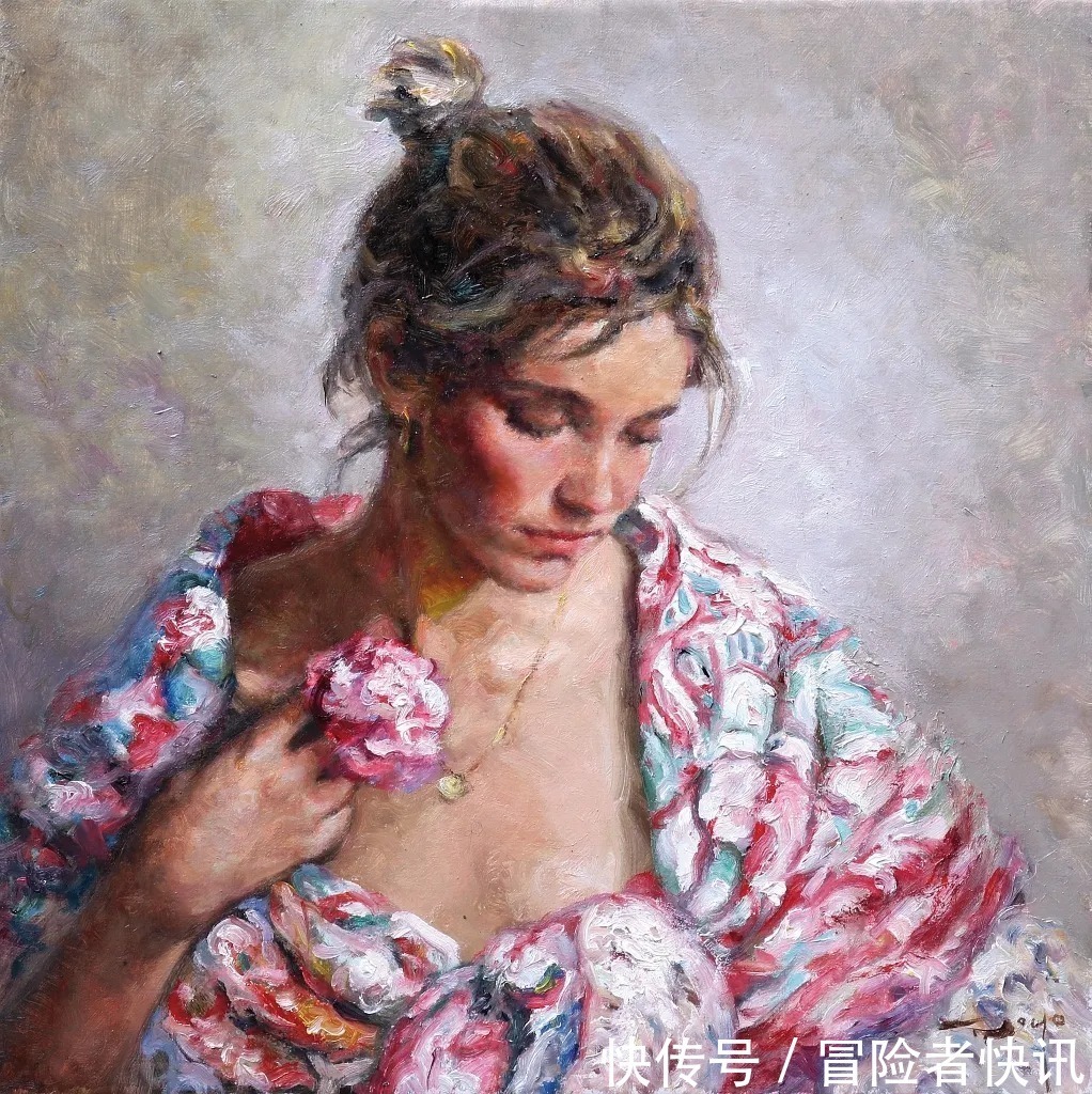 罗约@独特的艺术天赋,对色彩和纹理的戏剧性使用!