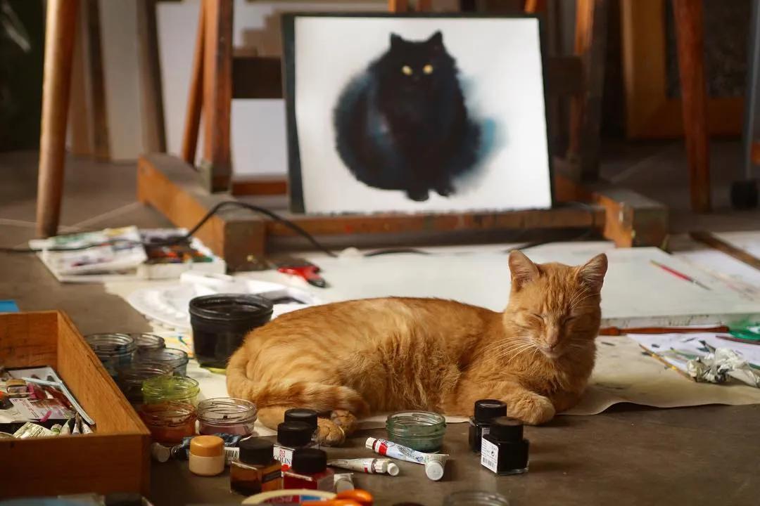 专画国画的老外,竟被10万人狂热追捧,看完作品立马佩服不已