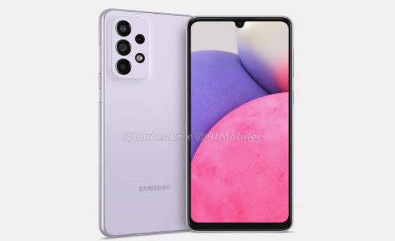 onle三星 Galaxy A33 5G 渲染图曝光：6.4 英寸 FHD+ 显示屏