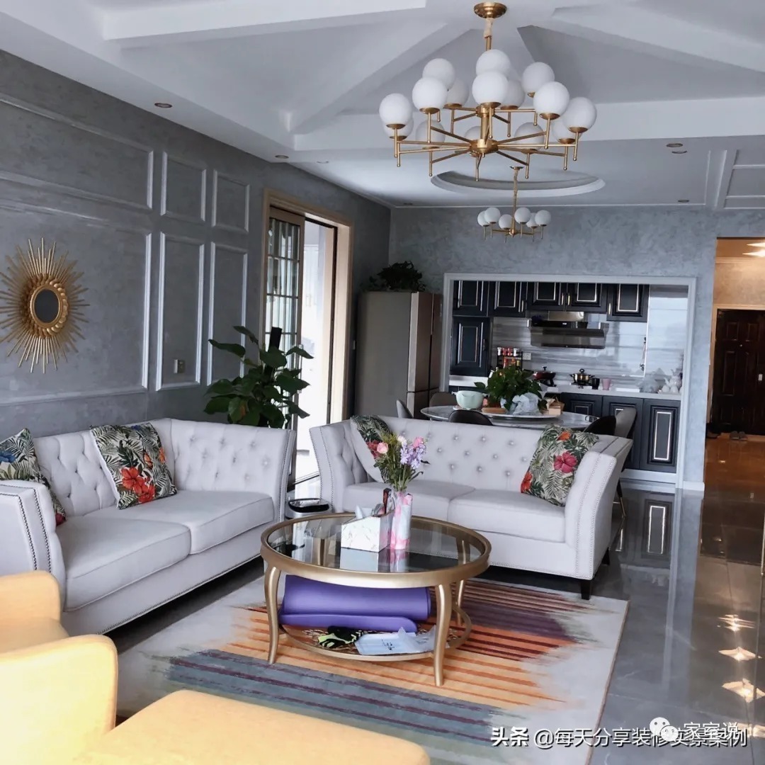 电视背景墙|这是我见过最美家装,进门就被玄关迷住,全屋真心漂亮,晒晒