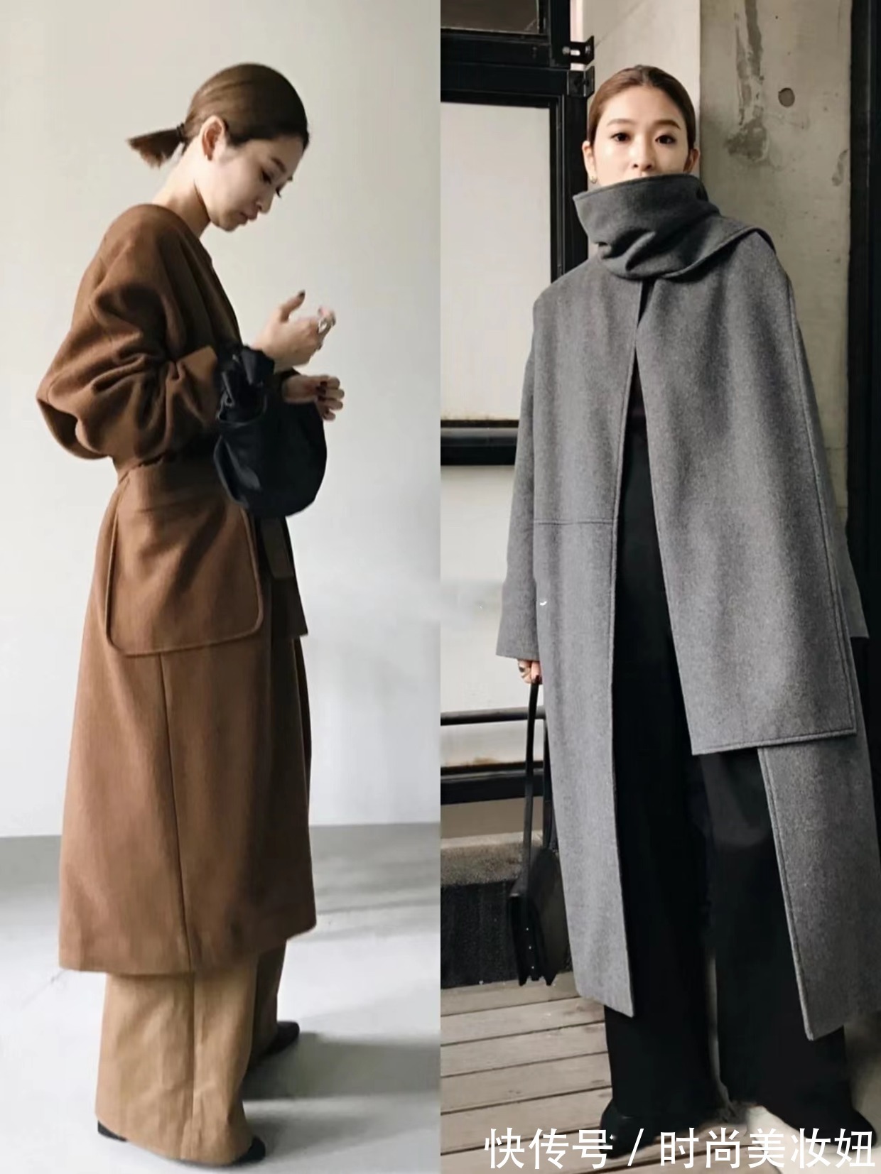 搭配 真正有气质的女人,都爱大衣配阔腿裤,藏肉不说还显气质