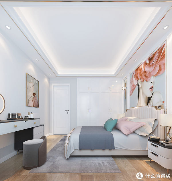 公卫空间|看了这套95㎡的样板房后，有种想买房的冲动，轻奢风格真的很精致