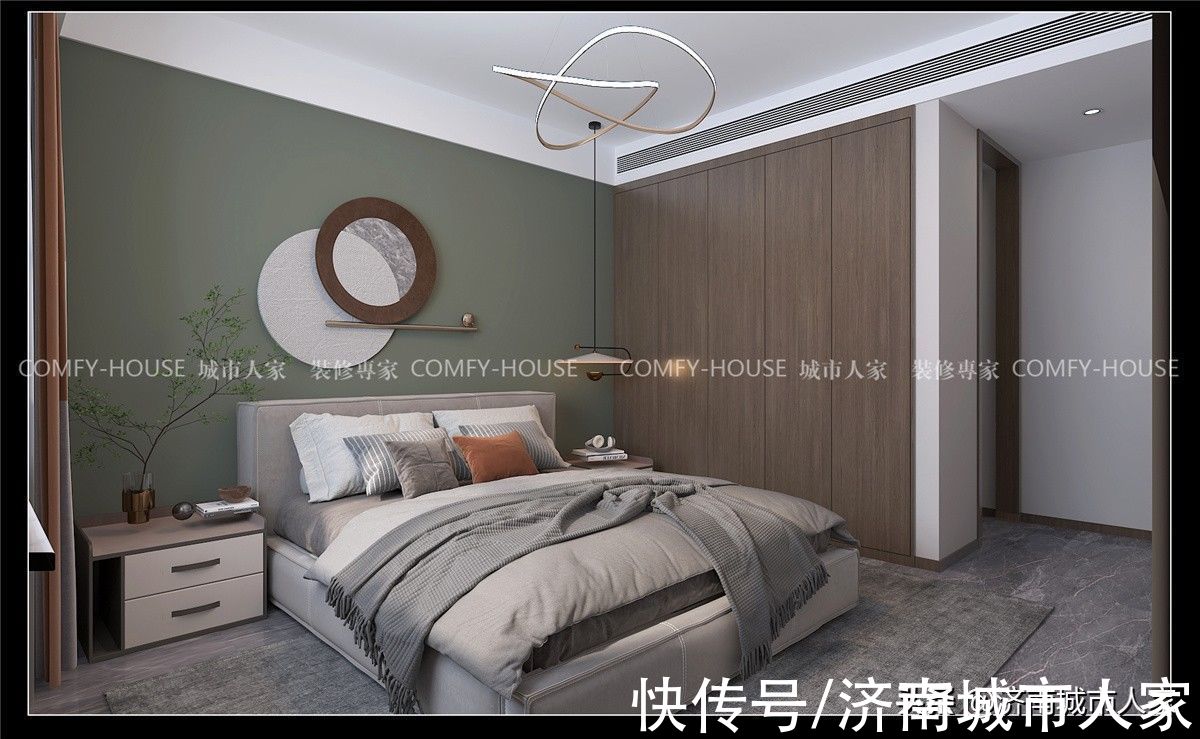 装修|长清湖润园166平现代风格装修效果图