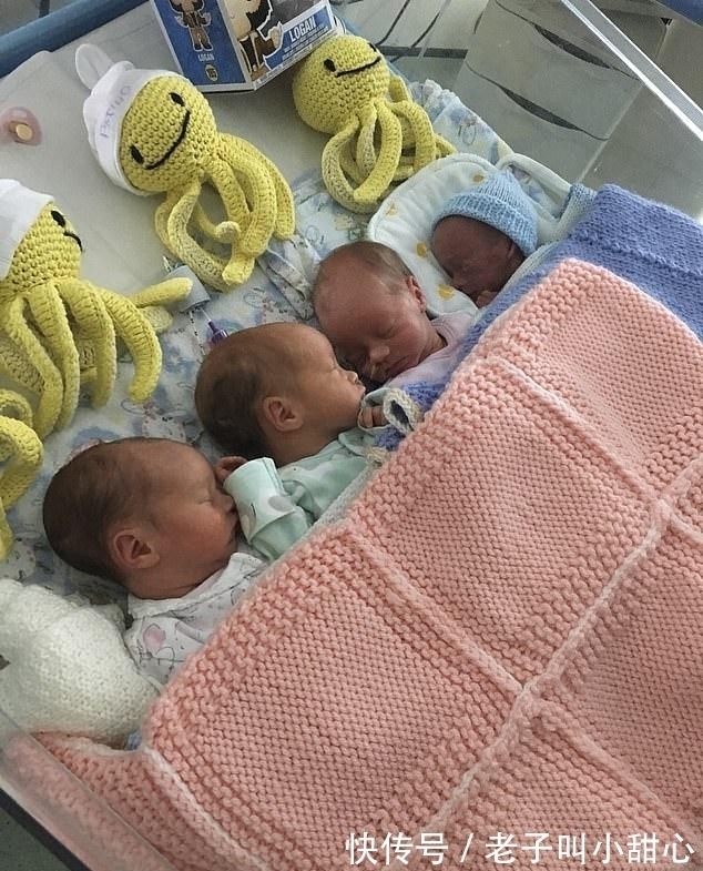 洛根|70万分之一!英国最小四胞胎弟弟出生仅1.2斤,住院9个月后迎来生日