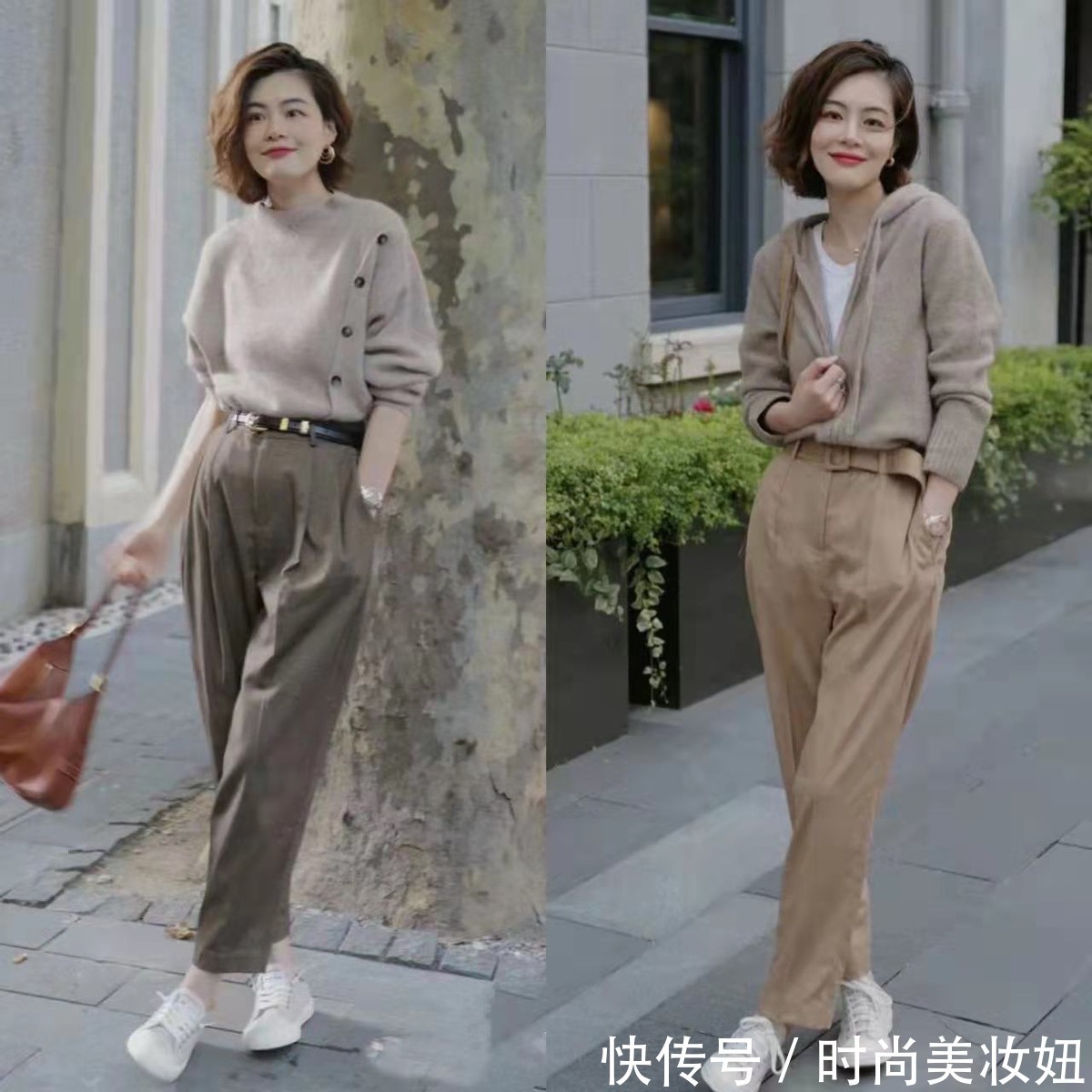 示范|秋冬不费力的毛衣穿搭示范,学会这4点搭配技巧,随便穿都很美