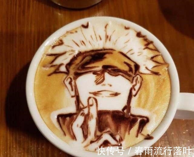 钉崎野蔷薇|当《咒术回战》变身咖啡拉花,虎子可爱,五条悟老师依旧那么帅!