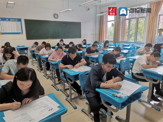 业务能力|以考促学 以学促教——淄博高新区第一中学举行教师学科素养测试