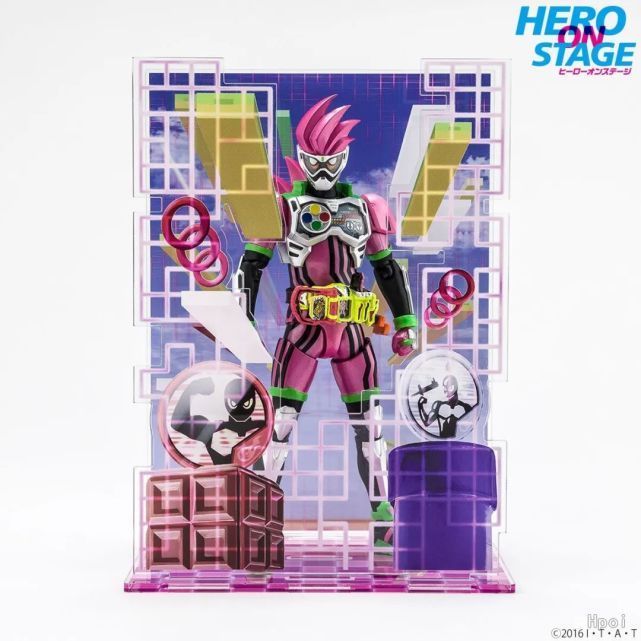 hero|假面骑士Ex-Aid的HERO ON STAGE来袭,这个特效背景板看起来不错哦