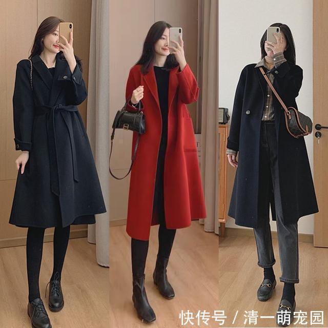简约风 大衣里面穿什么？今年流行这4款单品，时髦又保暖