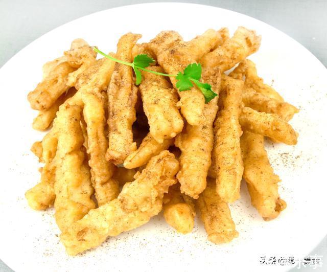 面糊|干炒黄焖都不行！炸杏鲍菇，简单酥脆又好吃，大鱼大肉不如它