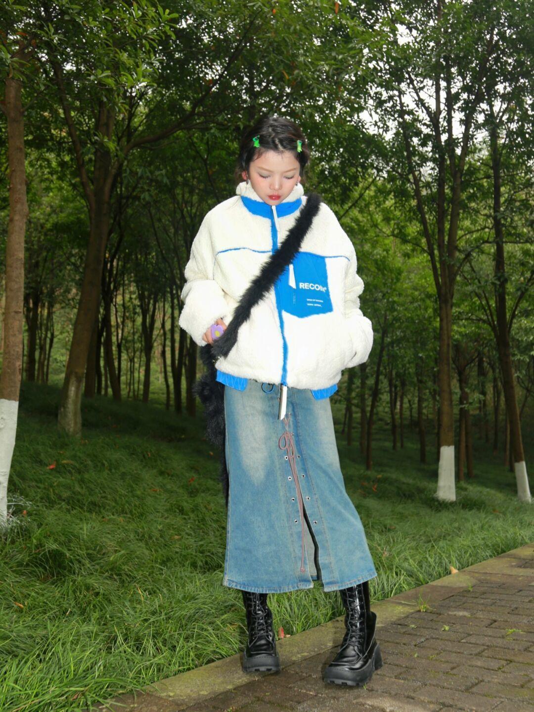 短款 今年火了一种单品叫“羊羔绒外套”,软糯温柔又百搭,咋穿都洋气