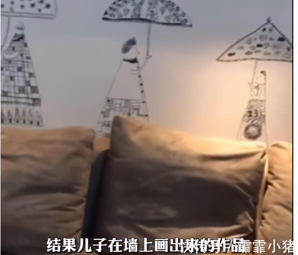 父母|母亲“纵容”儿子墙上涂鸦,曾因此赔偿数千元,但作品相当惊艳