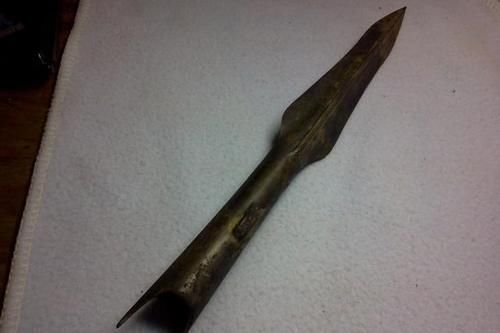 古代&拥有5万年历史的长矛,矛杆竟是用此物制成?一般利器很难砍断!