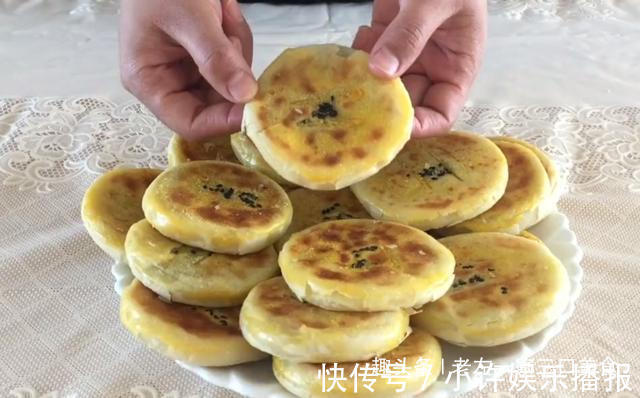 用一斤面粉做了一大盆的老婆饼,配方做法详细讲解,咬一口还掉渣