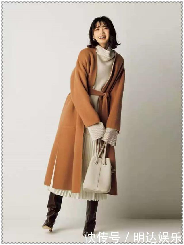 大衣+半身裙,搞定今年秋冬的搭配,选择多种款式风格