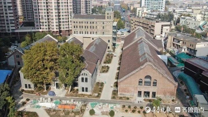 尾声|济南百年面粉厂“换装”近尾声，老建筑变身文创园