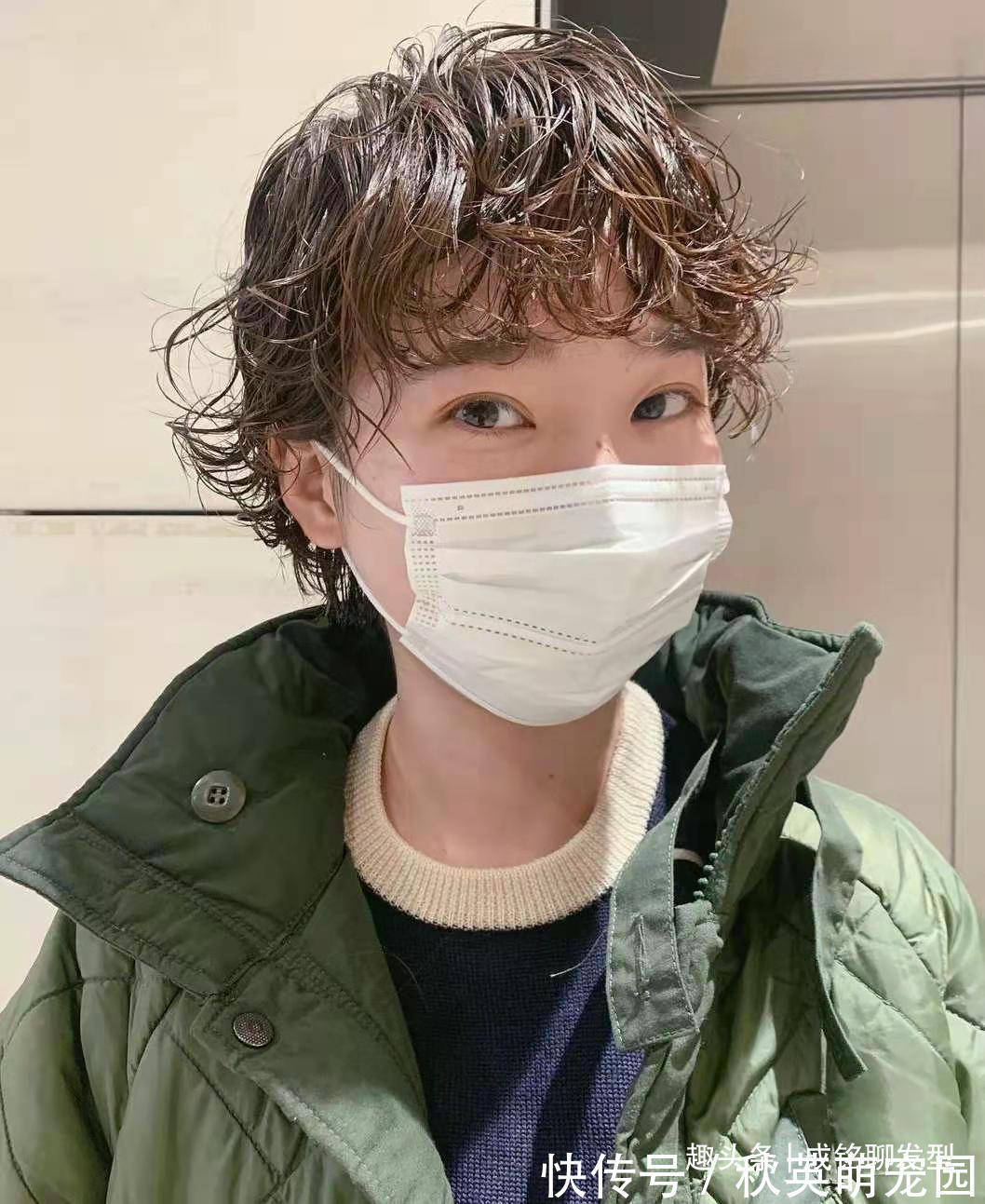 吹不干|烫发不会打理造型?今年流行“吹不干”发型,不用造型也很时髦