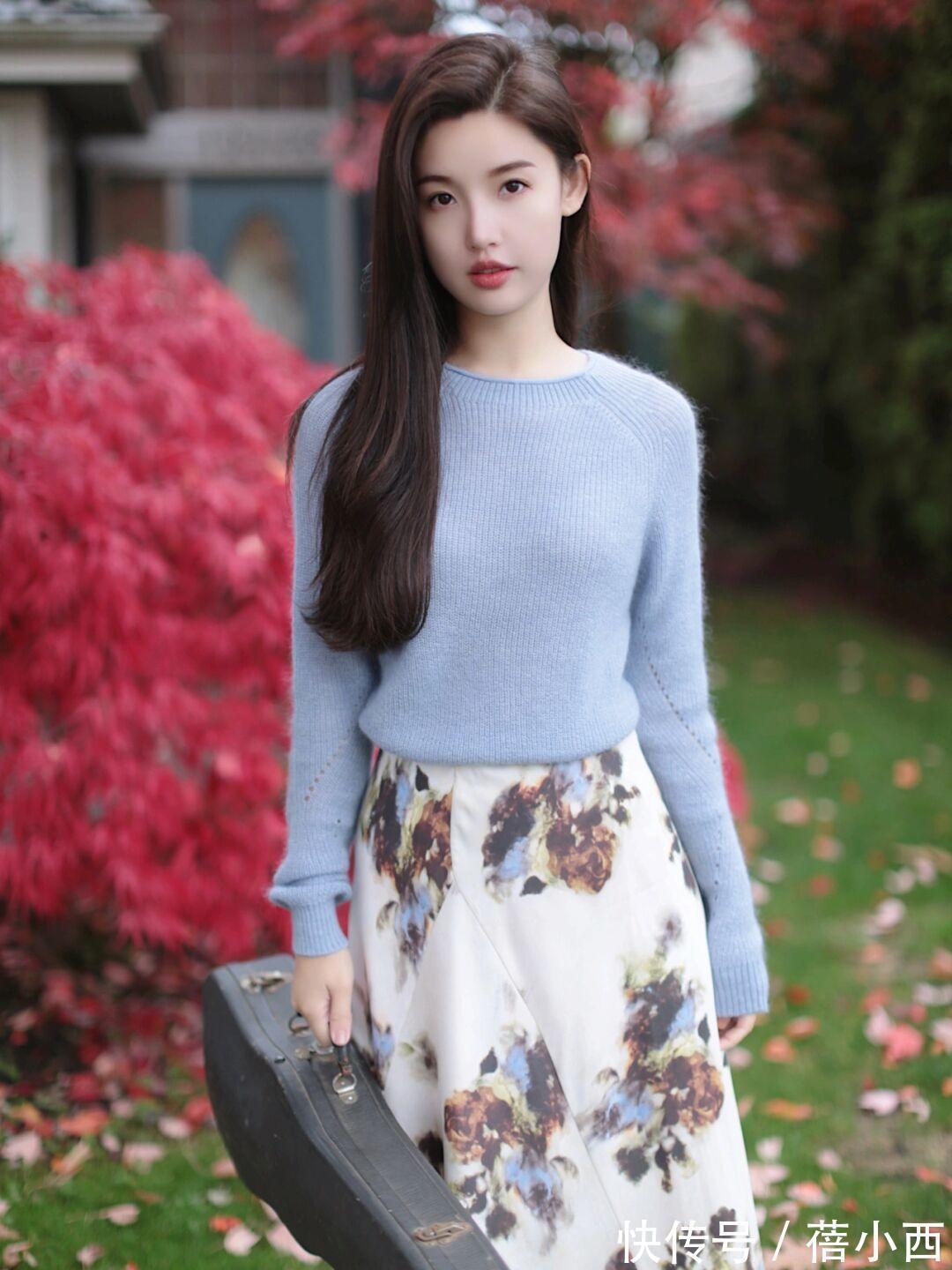 搭配|今年建议多穿“针织衫”和“半身裙”,学会这样搭,优雅到骨子里