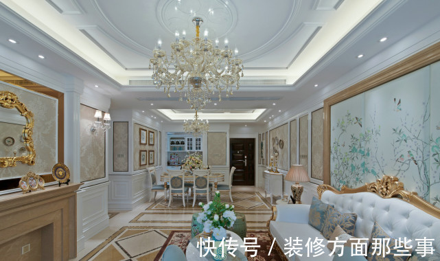 欧式|97平简欧风三居室没有特别的设计,一眼看去就感觉舒适