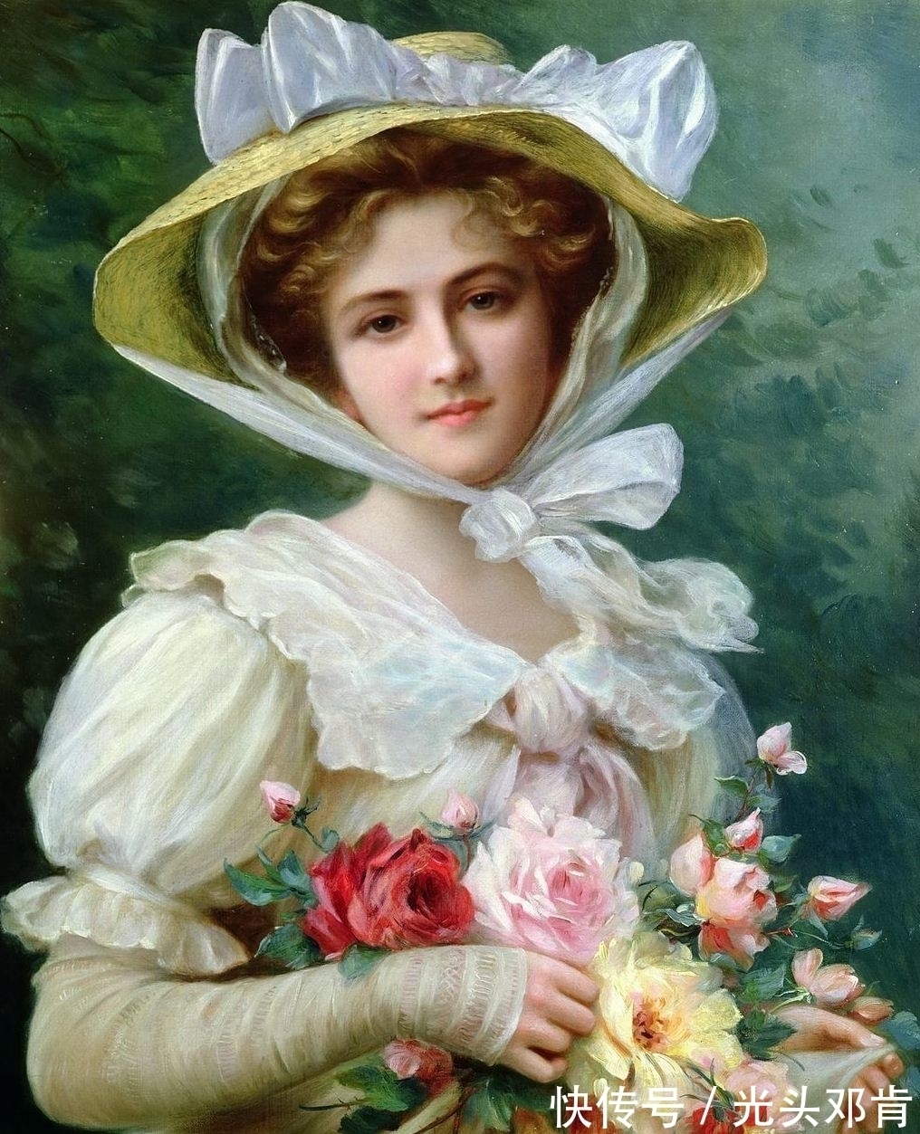 弗农&他最擅长画美女,埃米尔·弗农Emile Vernon油画美女作品鉴赏